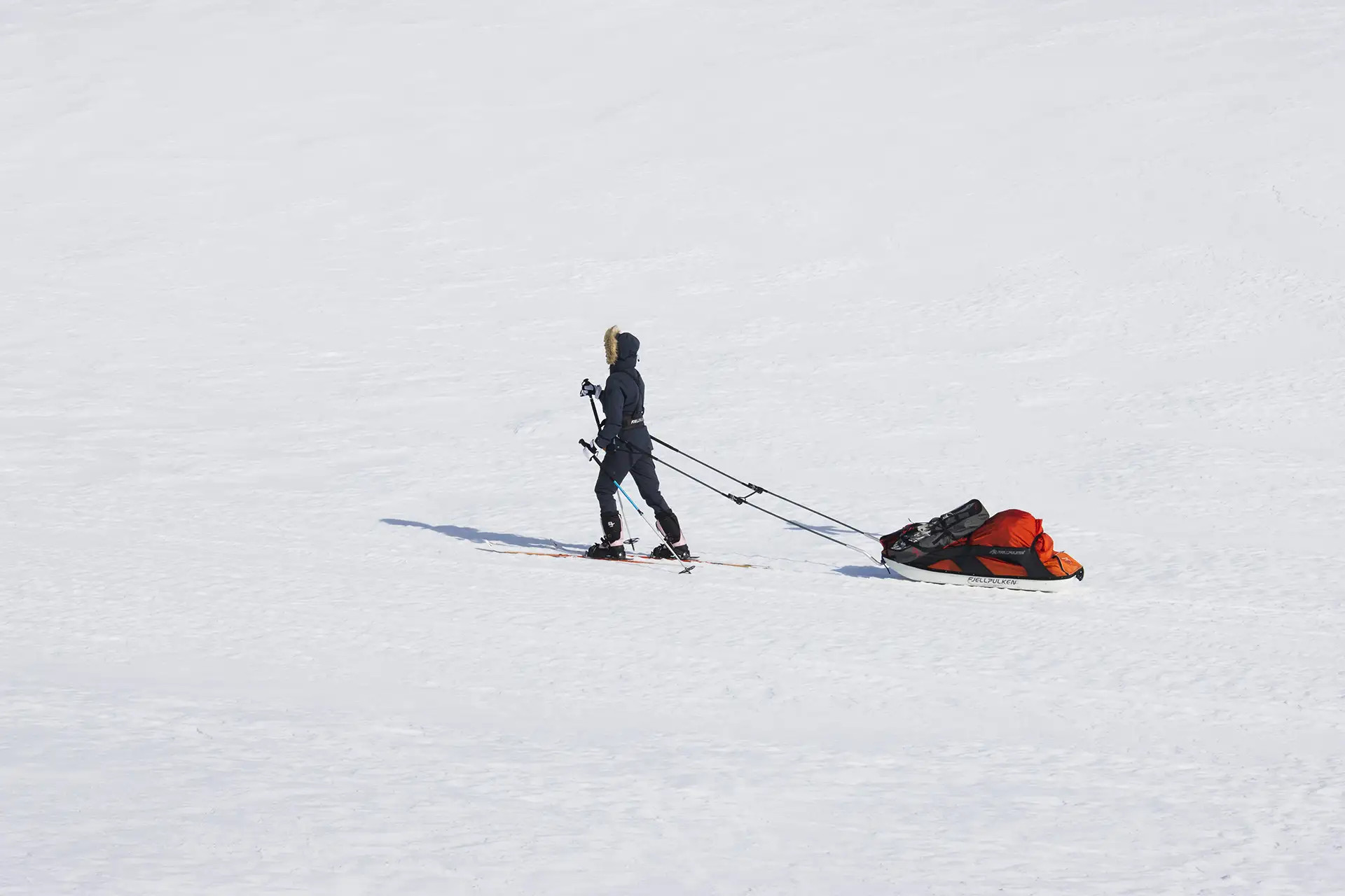 Winter Trekking in Pallas-Ylläs Nationalpark, Finnish Lapland