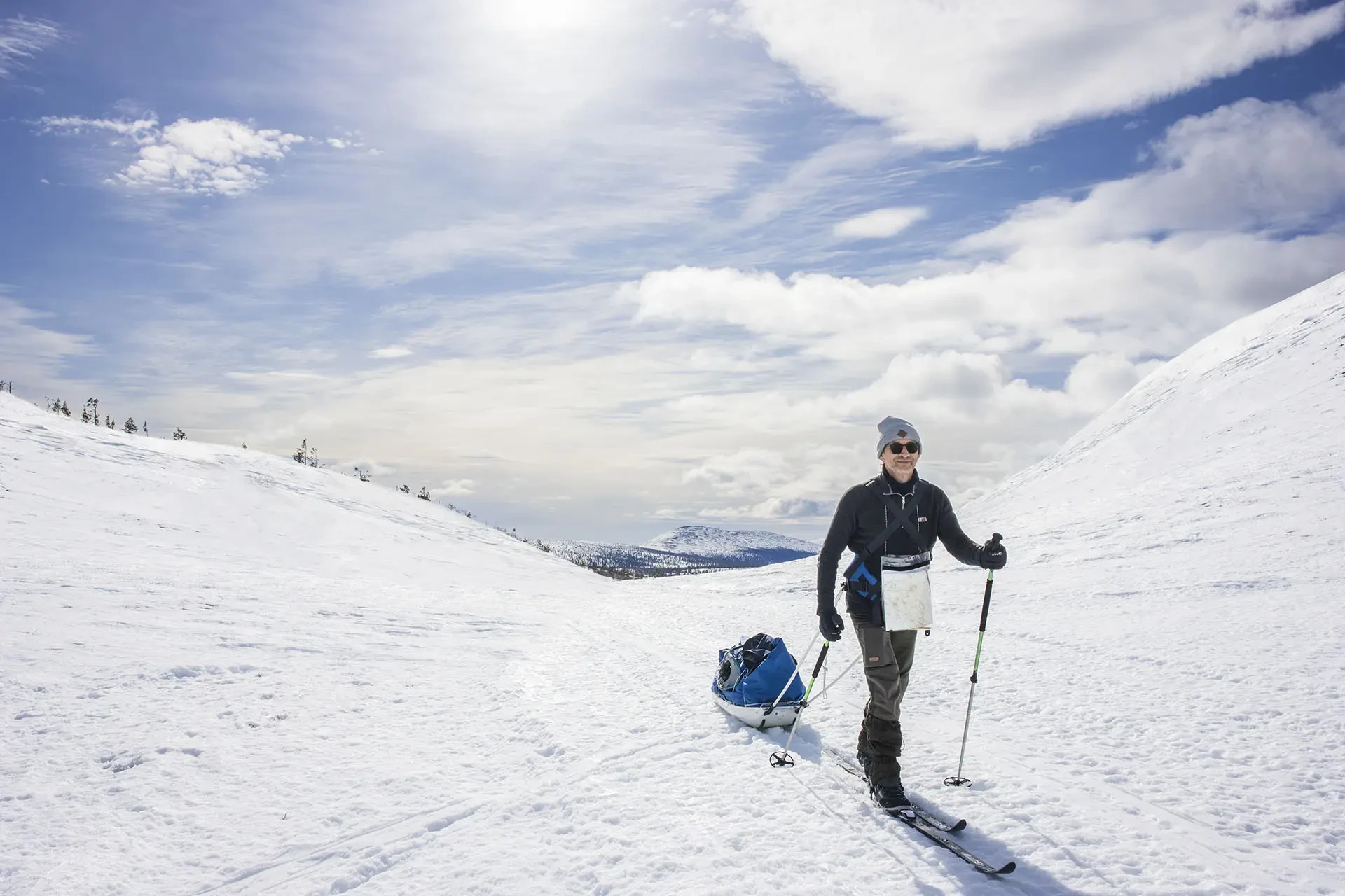 Talvivaelluksella Pallakselta Hettaan
