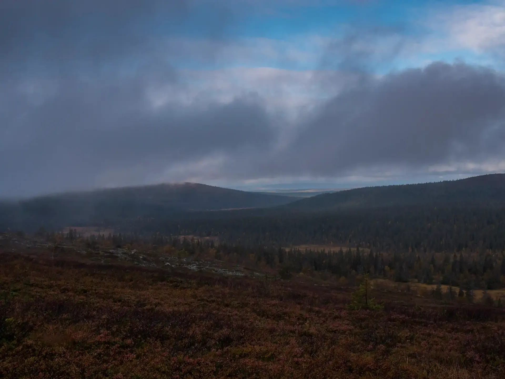 Abend an der Hetta-Pallas Route