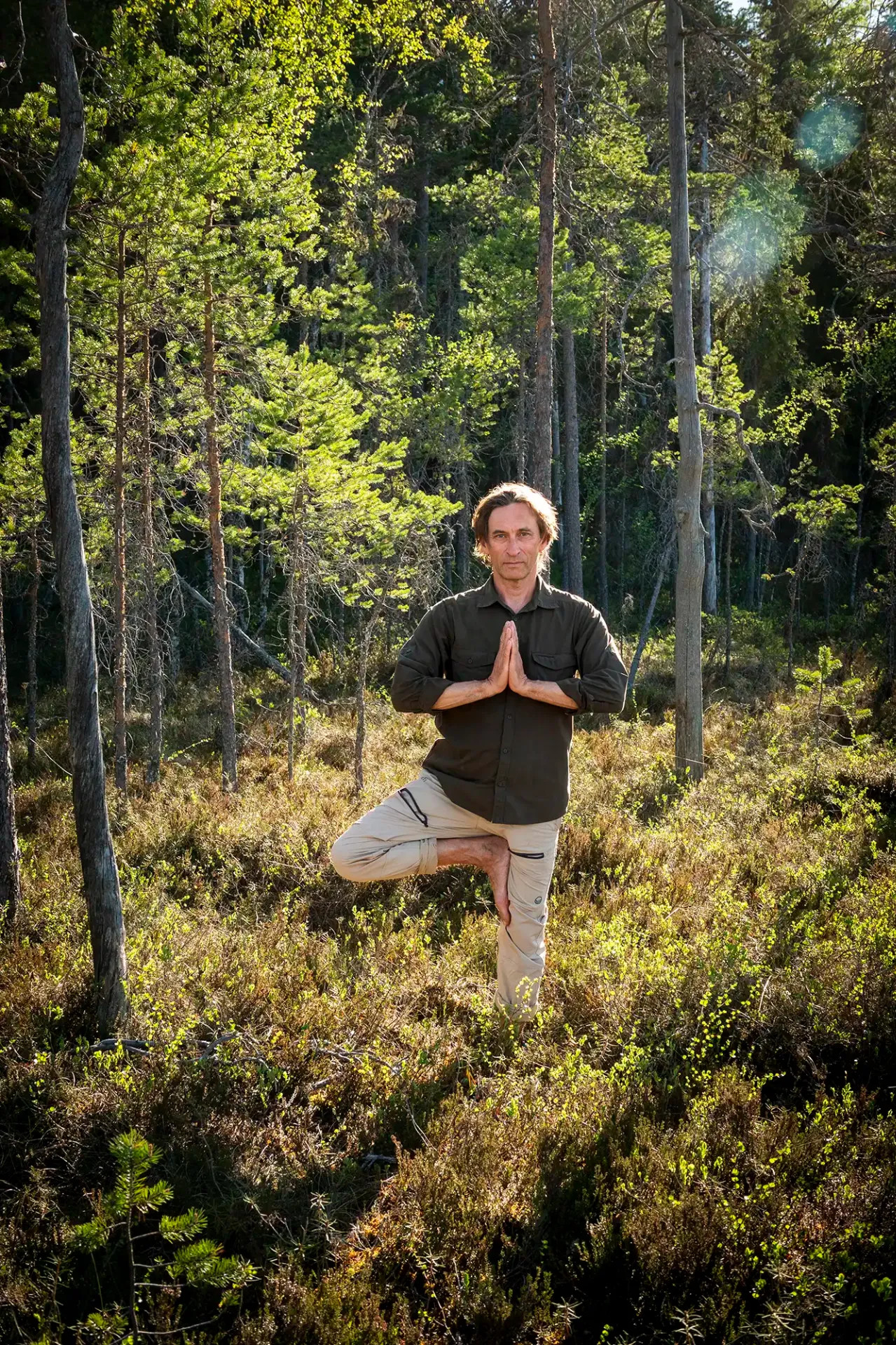 Naturyoga im Nationalpark Pyhä-Häkki