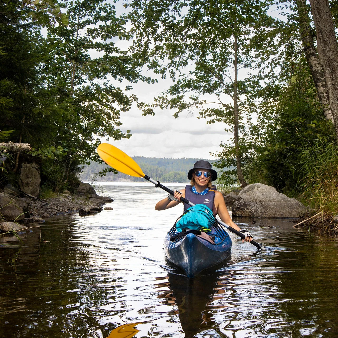 Paddling in Kolovesi National Park