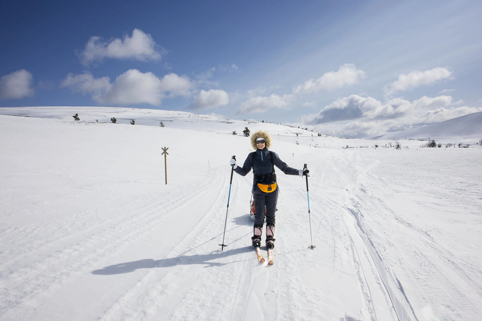 Winter Hiking in Pallas-Yllästunturi Nationalpark, Lapland